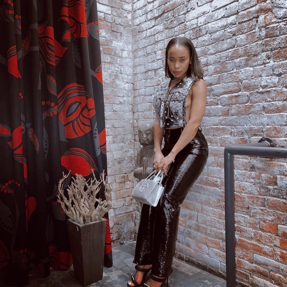 Exclusive Teyana  Taylor PLT collection bomber vest